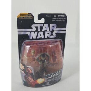 New Star Wars 2007 30th Anniversary Saga Legends C-3PO With Battle Droid Head